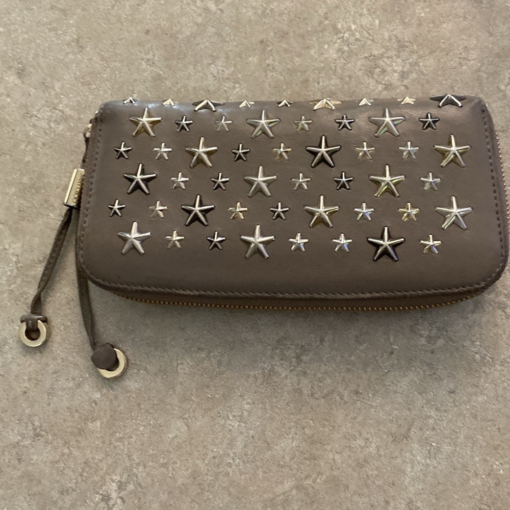 JIMMY CHOO $950 Long Zip around Wallet